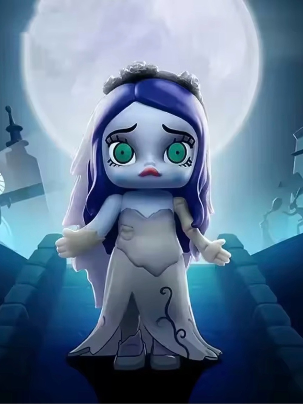 Molly x WB 100th Anniversary Corpse Bride Figure. Discontinued!